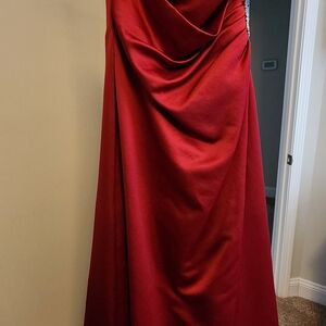 Elegant Red Evening Gown